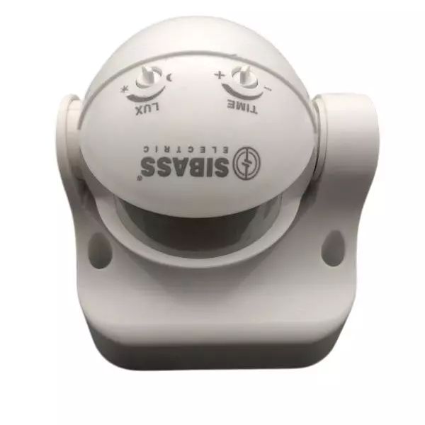 Sibass Electric Infrared Motion Sensor with CE Mark in Round Shape and White Color, SE-ES-P06 (Pack of 50)
