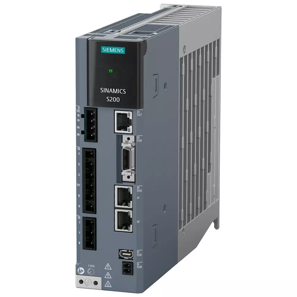 Siemens 0.2 kW Servo Drive, 380 - 480 V, 3 Phase, 1.3 A, Motor Managment Function, 400 V, 6SL5510-1BE10-2AF0