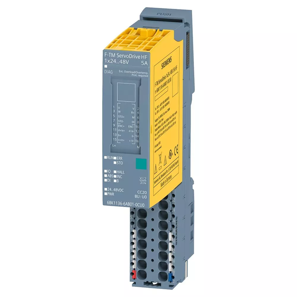 Siemens 300 W Servo Drive, 24 - 48 V DC, 5 A, Motor Managment Function, 48 V DC, 6BK1136-6AB01-0CU0