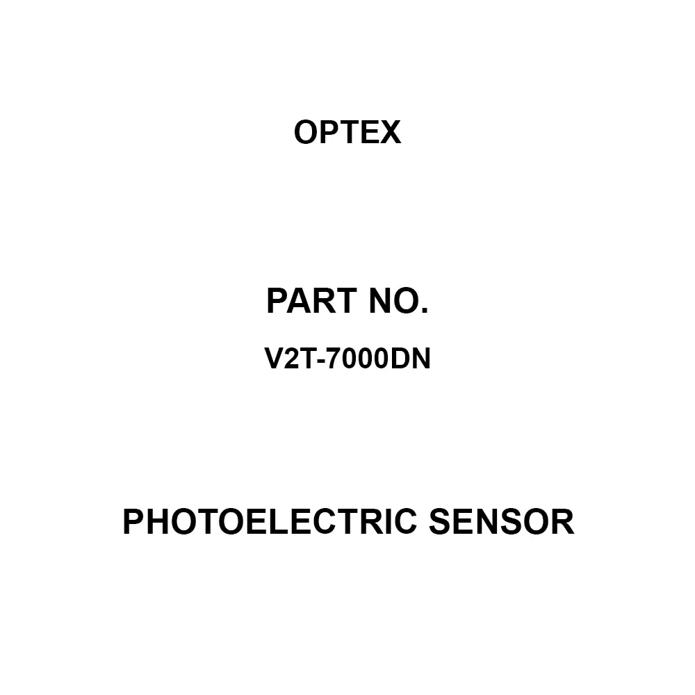 Optex Photoelectric Sensor Red LED Light Source Light ON/Dark ON wiring switch Output Mode, V2T-7000DN