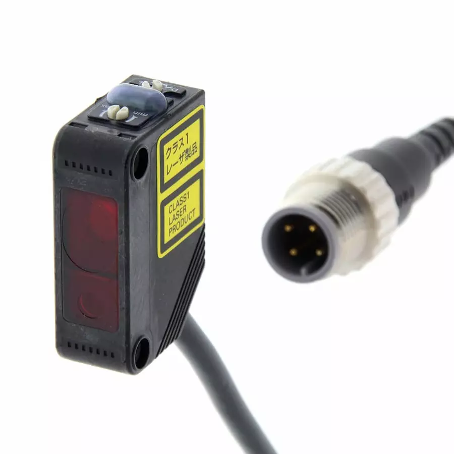 Omron E3Z Photoelectric Sensor with Built-in Amplifier 300 mm Sensing Distance PNP, E3Z-LL81-M1J 0.3M OMS
