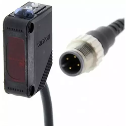 Omron Photoelectric Sensor M12 Connector Relay Type, E3Z-D82-M1TJ-IL30.3M