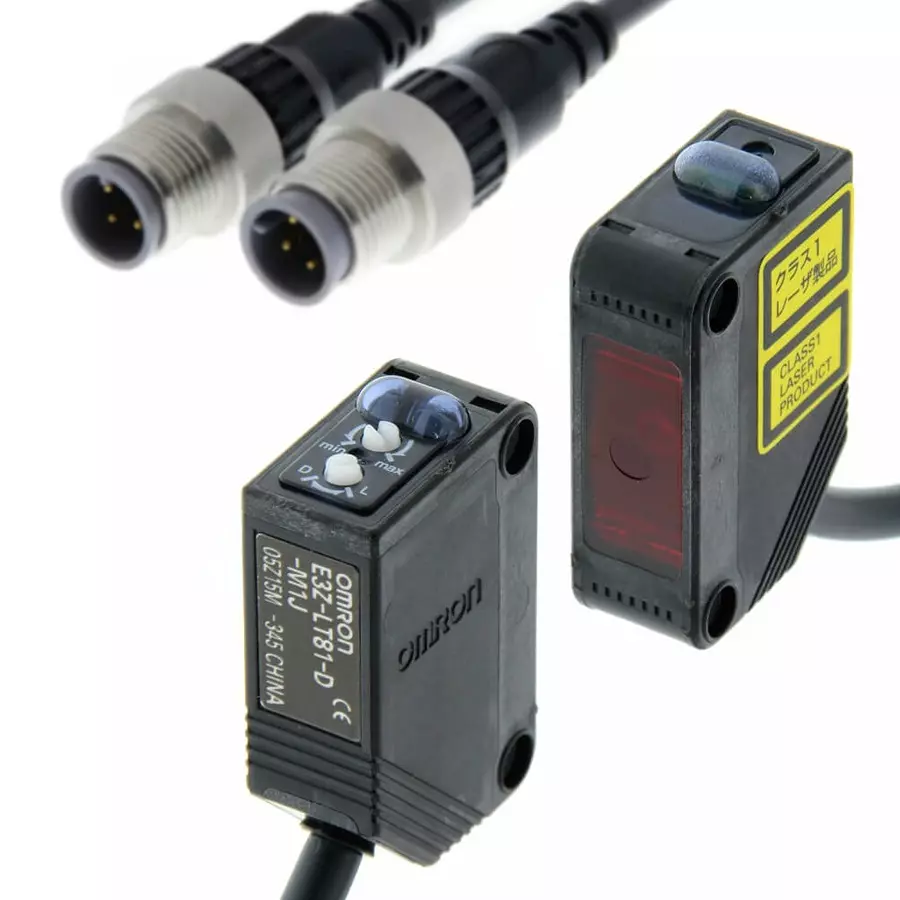 Omron E3Z Photoelectric Sensor with Built-in Amplifier 60 m Sensing Distance PNP, E3Z-LT61-M1J 0.3M OMS