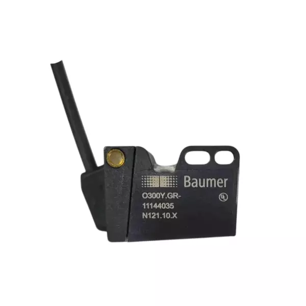 Baumer Photoelectric Sensor 630 nm Wave Length 10 – 30 V DC 2 m Cable Length 30-300 mm Sensing Distance Pulsed Red LED, O300Y.GR-11144035