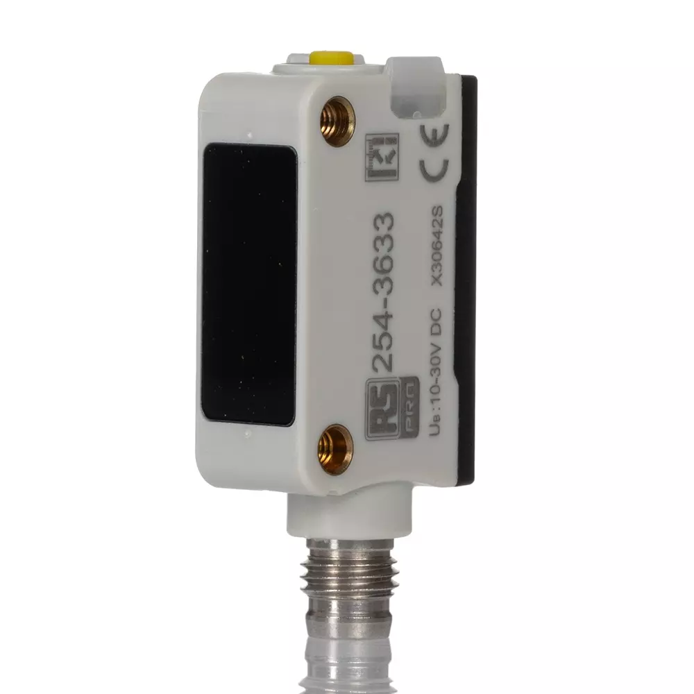 RS PRO Photoelectric Sensor Infrared Laser TOF (Time of Flight) 0.6 m Range PNP NONC, 2543633