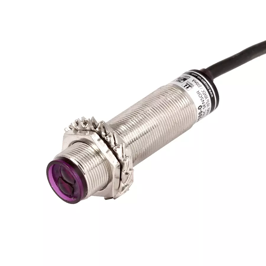 TNI CPDD18 Series Diffuse Photoelectric Sensor DC Type NPN Logic NO+NC Output and 500 mm Range, CPDD18-N500-OC