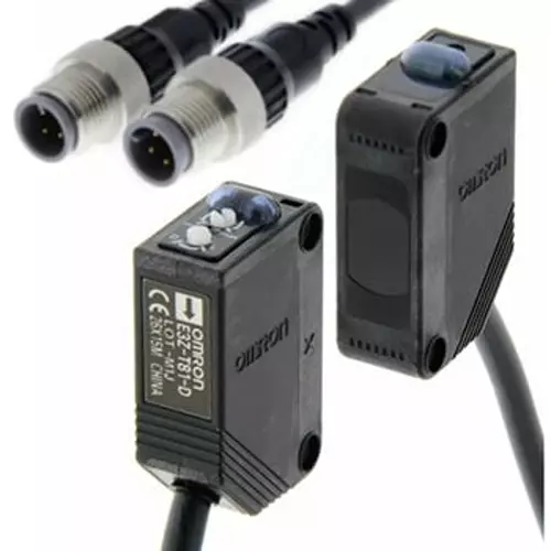 Omron Photoelectric Sensor M12 Connector Relay Type, E3Z-T81-M1TJ-IL20.3M