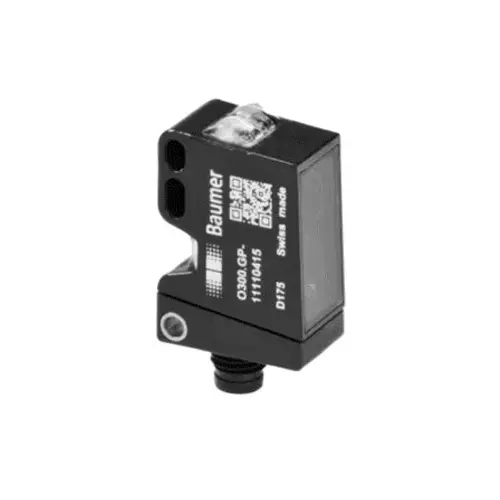 Baumer Diffuse Photoelectric Sensor with Background Suppression Pulsed Red LED Sensing-30-300 mm, O300Y.GR-11144055