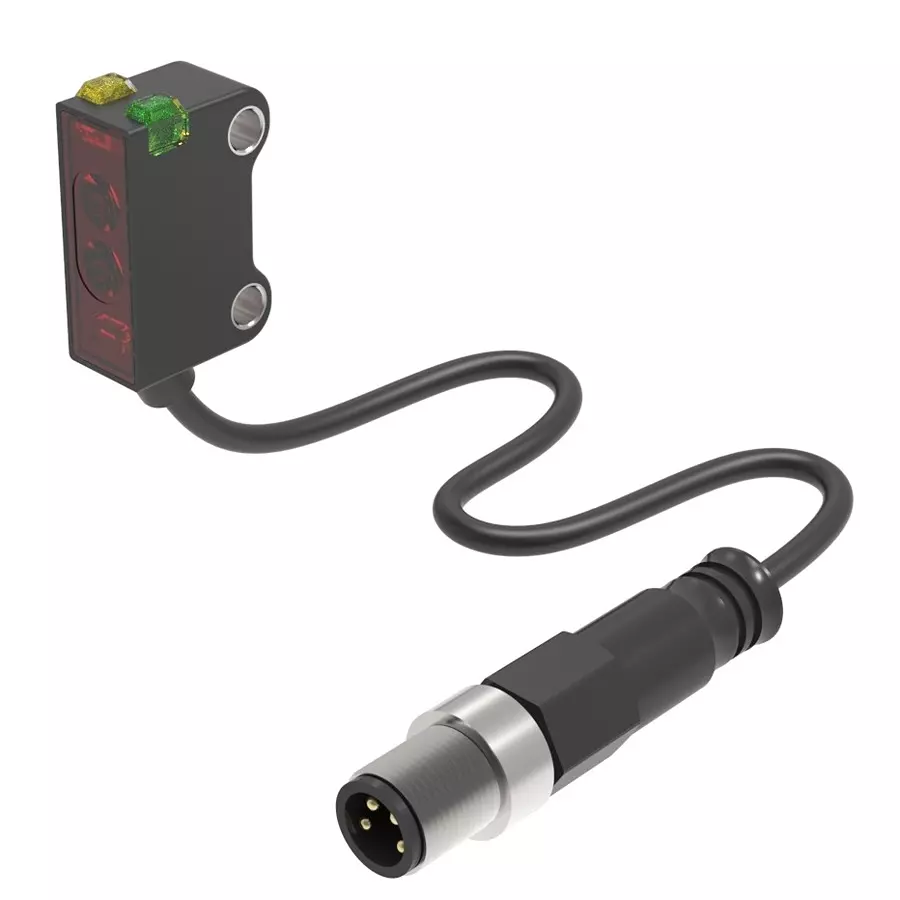 RS PRO Photoelectric Sensor Red Light Background Suppression 30 mm Detection Range PNP NO, 2543734