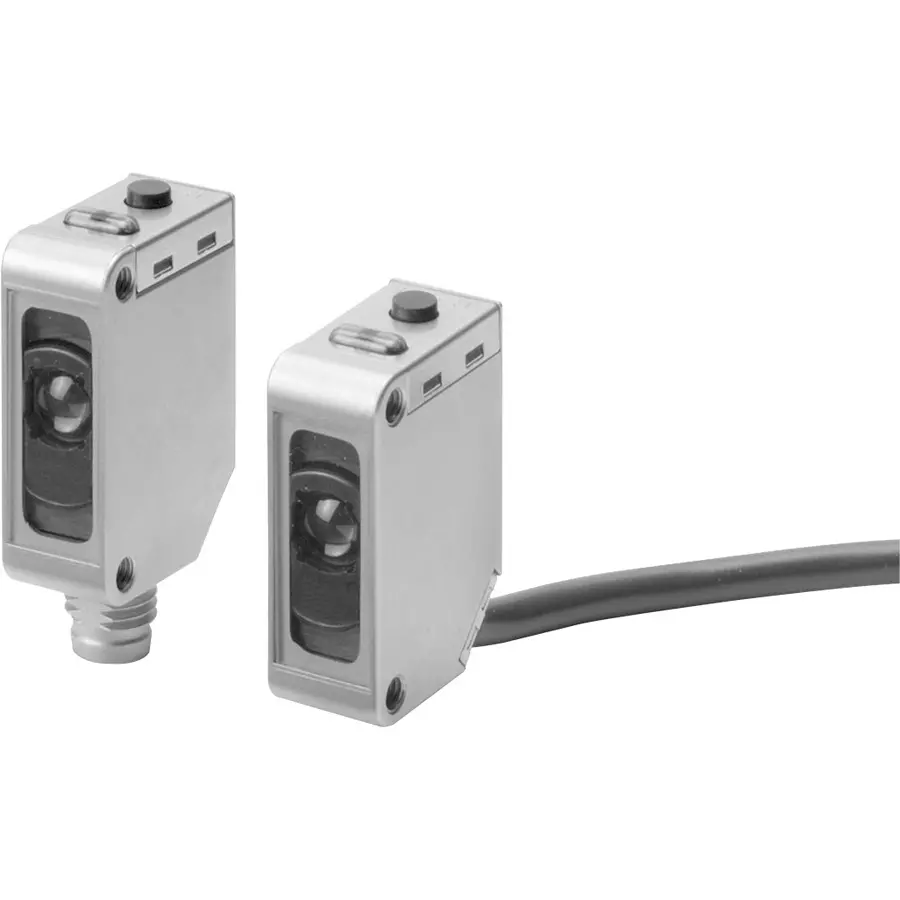 Omron Oil Resistant Photoelectric Sensor Built-In Amplifier (Through-Beam Type) Transparent Type Detection Method E3ZM-C Series