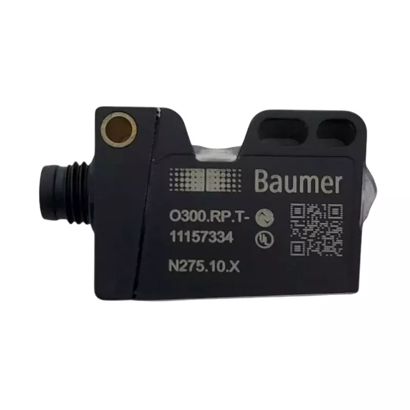 Baumer Retro-Reflective Photoelectric Sensor Transparent Object Detection 630 nm Wave Length 10 – 30 V DC Pulsed Pin Point, O300.RP.T-11157334