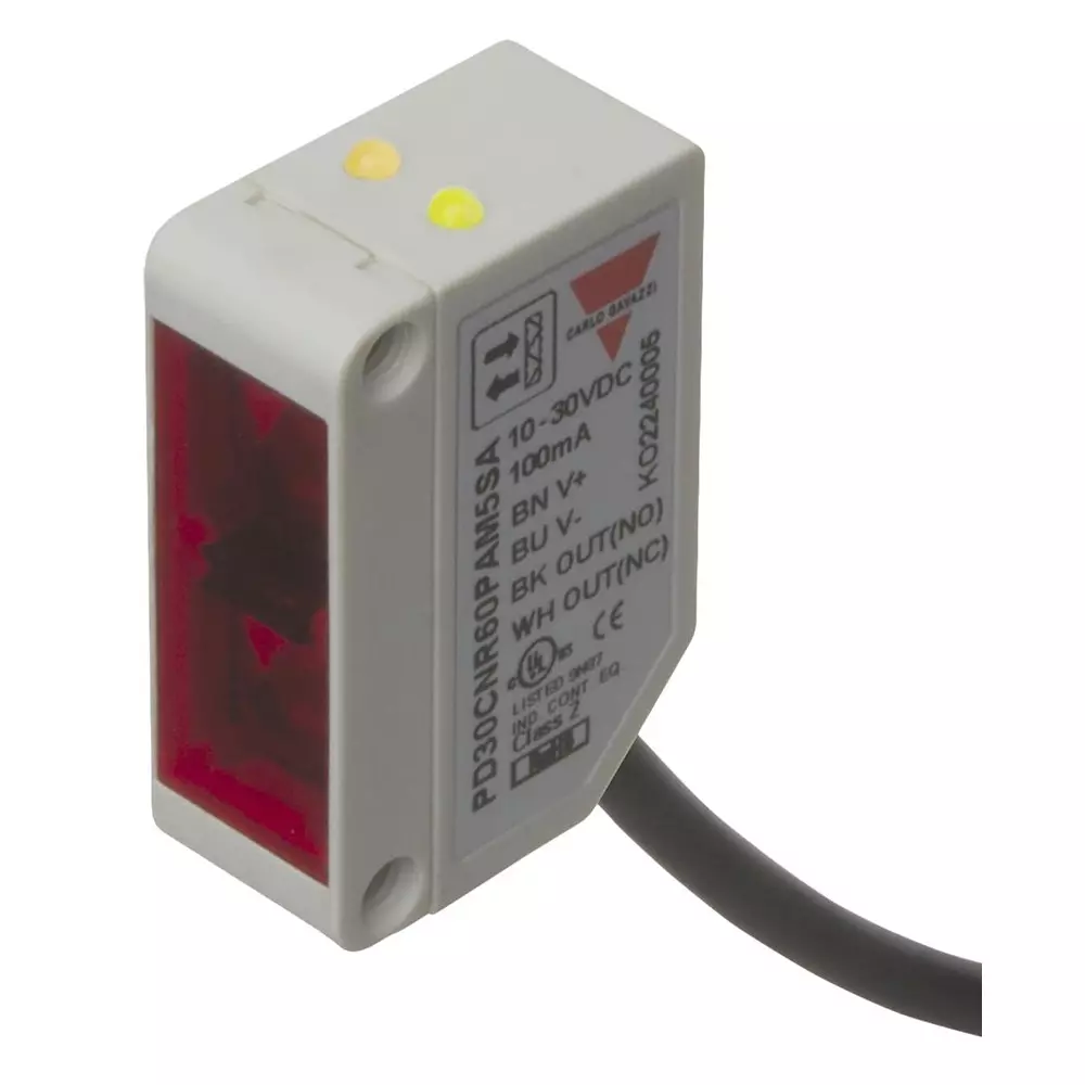 Carlo Gavazzi Photoelectric Sensor 2 m Cable Connection 15 m Max Sensing Distance, PD30CNT15