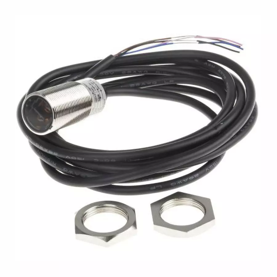 Omron Photoelectric Sensor Barrel Type PNP 30 V 25 mA, E3FBDP122M