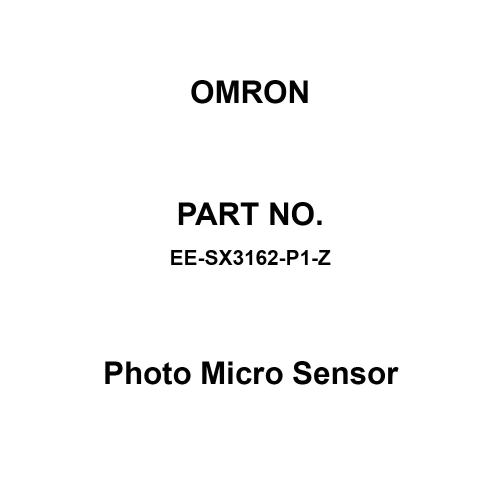 Omron Photo Micro Sensor DC 13.2 V Supply Voltage, EE-SX3162-P1-Z