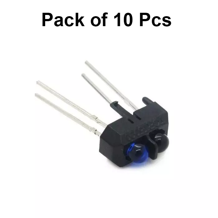 invento-reflective-optical-sensor-15-mm-0591-inch-sensing-distance-950-nm-wavelength-emitter-with-transistor-output-tcrt5000-pack-of-10-pcs