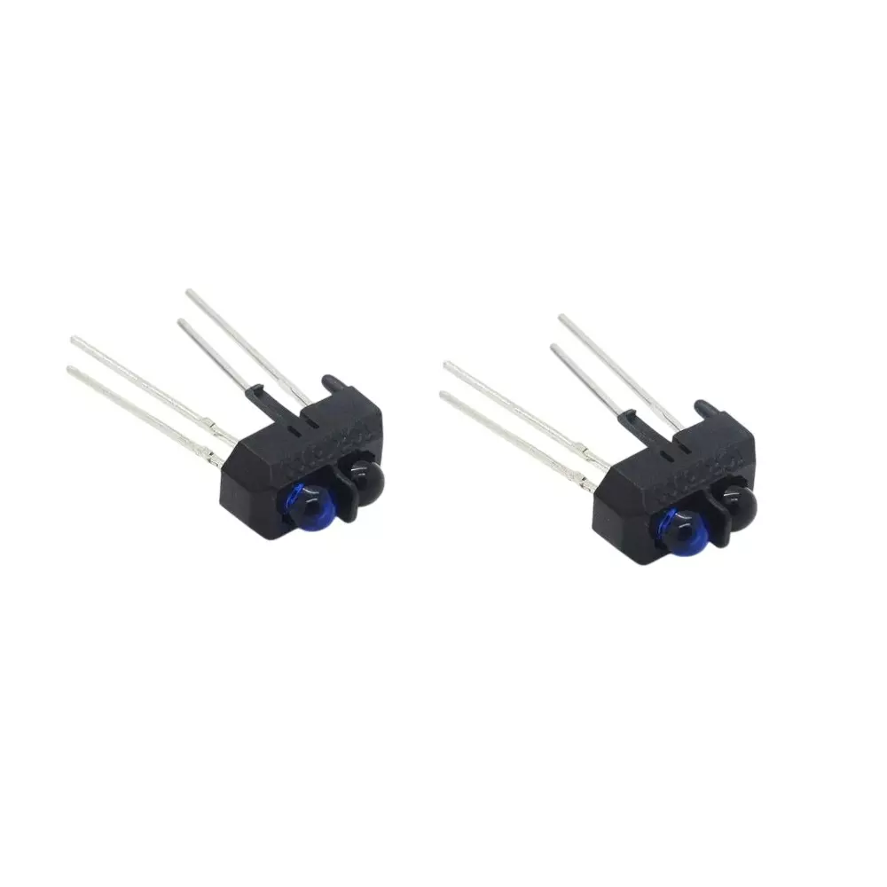Invento Reflective Optical Sensor 15 mm (0.591 inch) Sensing Distance 950 Nm Wavelength Emitter with Transistor Output, TCRT5000 (Pack of 2 Pcs)