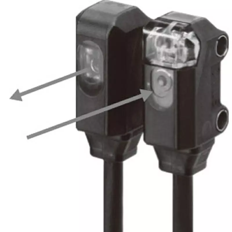 Omron Photoelectric Sensor Ultra-Thin Amplifier Built-In M2 Mounting Transmissive Type, E3T-ST13MF2M