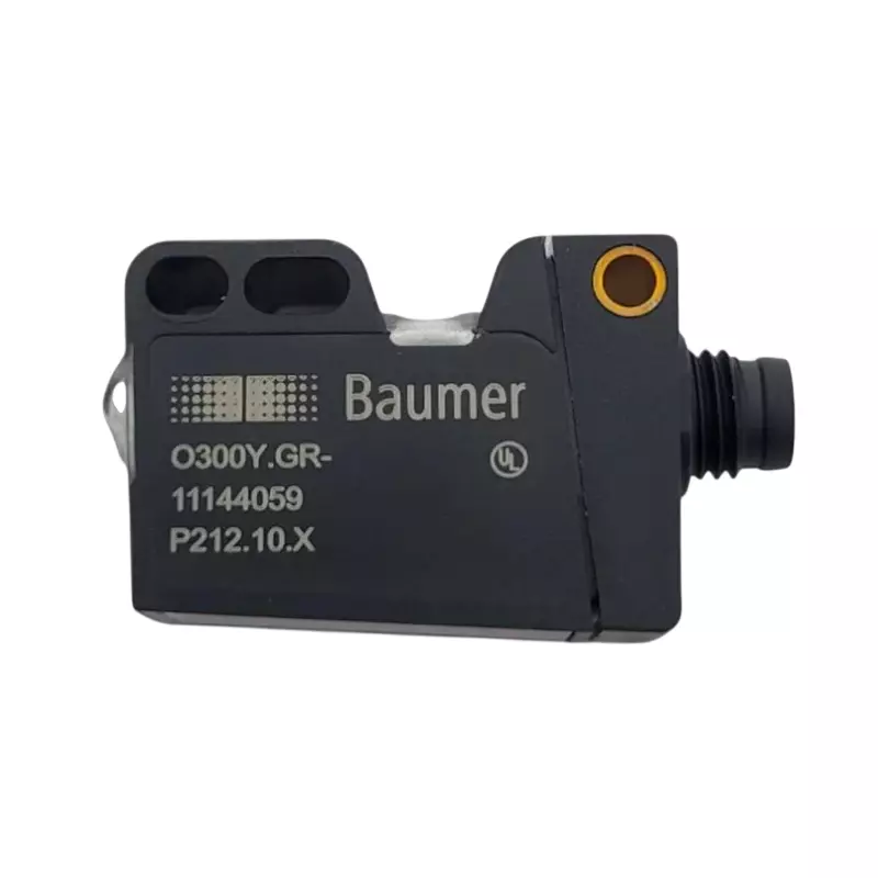 Baumer Diffuse Photoelectric Sensor with Background Suppression 30-300 mm Sensing Distance Pulsed Red LED Compact Industrial, O300Y.GR-11144059