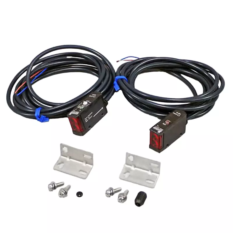 Omron Transmission Type Medium Photoelectric Sensor with Built-in Amplifier, E3S-AT11 2M