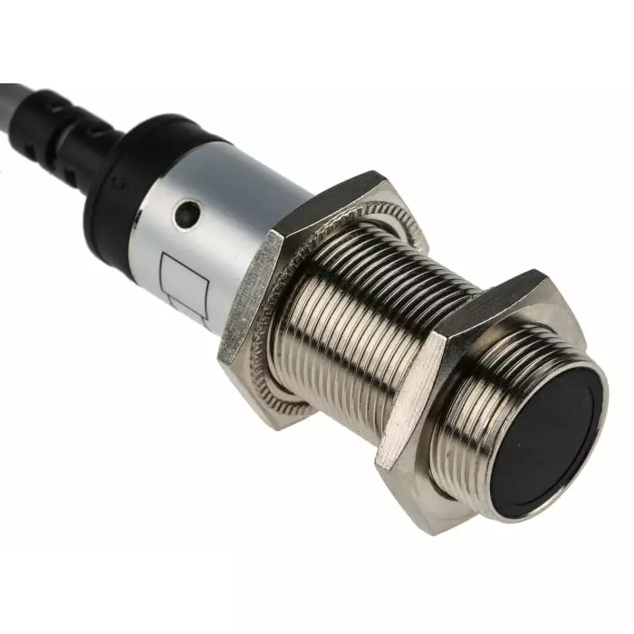 RS PRO Through Beam Emitter Photoelectric Sensor Barrel Sensor 10 m Detection Range, 2043994