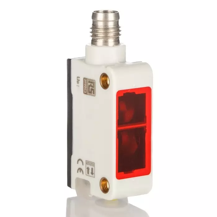 RS PRO Polarised Retro Reflection Photoelectric Sensor Block Sensor 4 m Detection Range, 2024440
