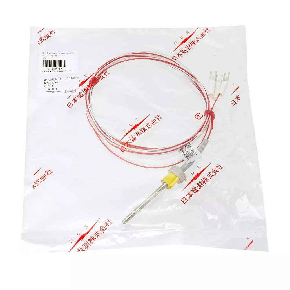 NIHON DENSOKU Temperature Sensor -50 to 250℃ Measurement Range Pt100Ω, RN6-2M
