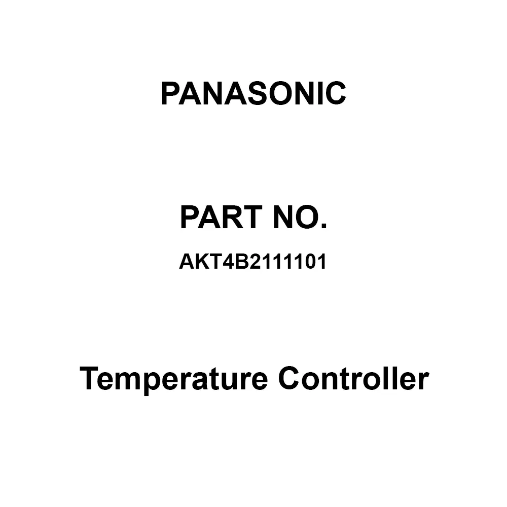 Panasonic Temperature Controller AC/DC 24 V Power Supply Voltage, AKT4B2111101