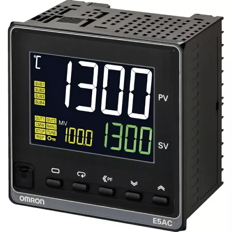 Omron Digital Temperature Controller DIN96x96 mm, E5AC-QR2ASM-008