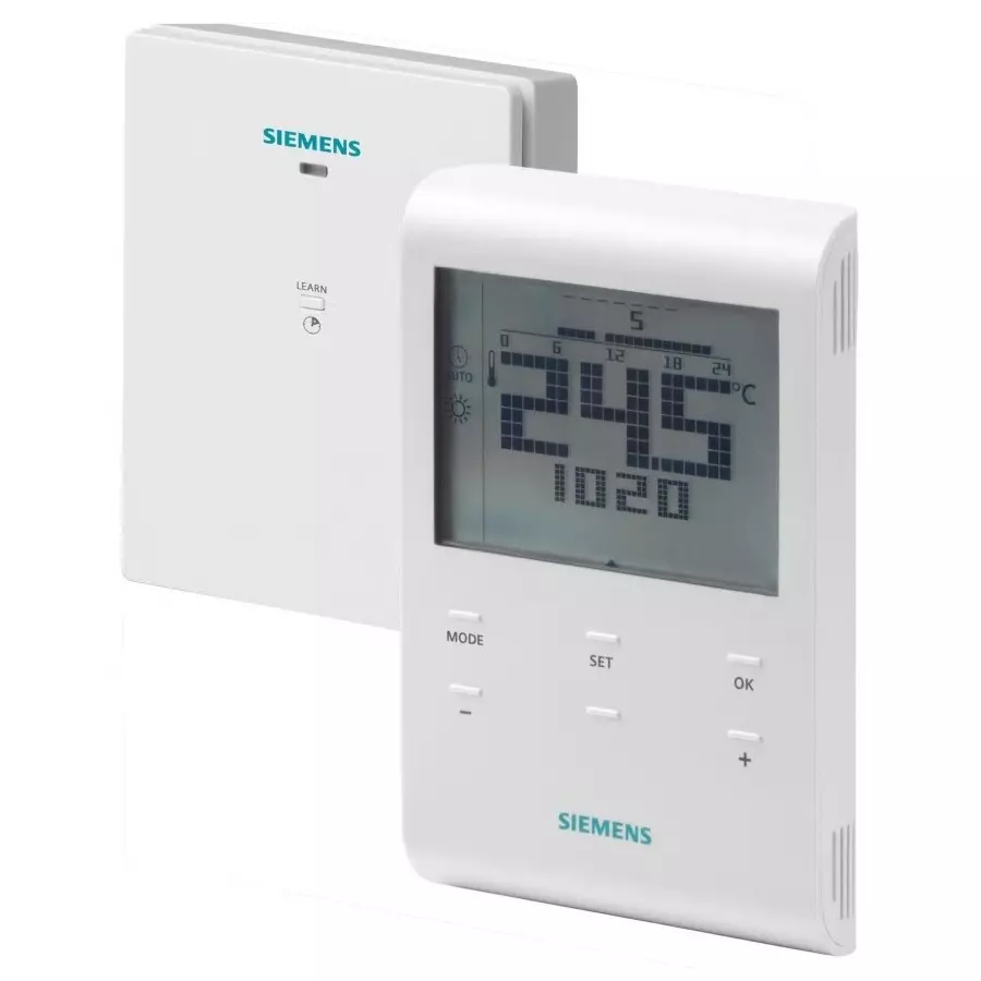 Siemens RDE100 Chassis Mount Thermostat, 85 x 127 x 21.5mm ON/OFF, 230 V Supply Voltage ON/OFF, RDE100.1RFS / S55770-T282