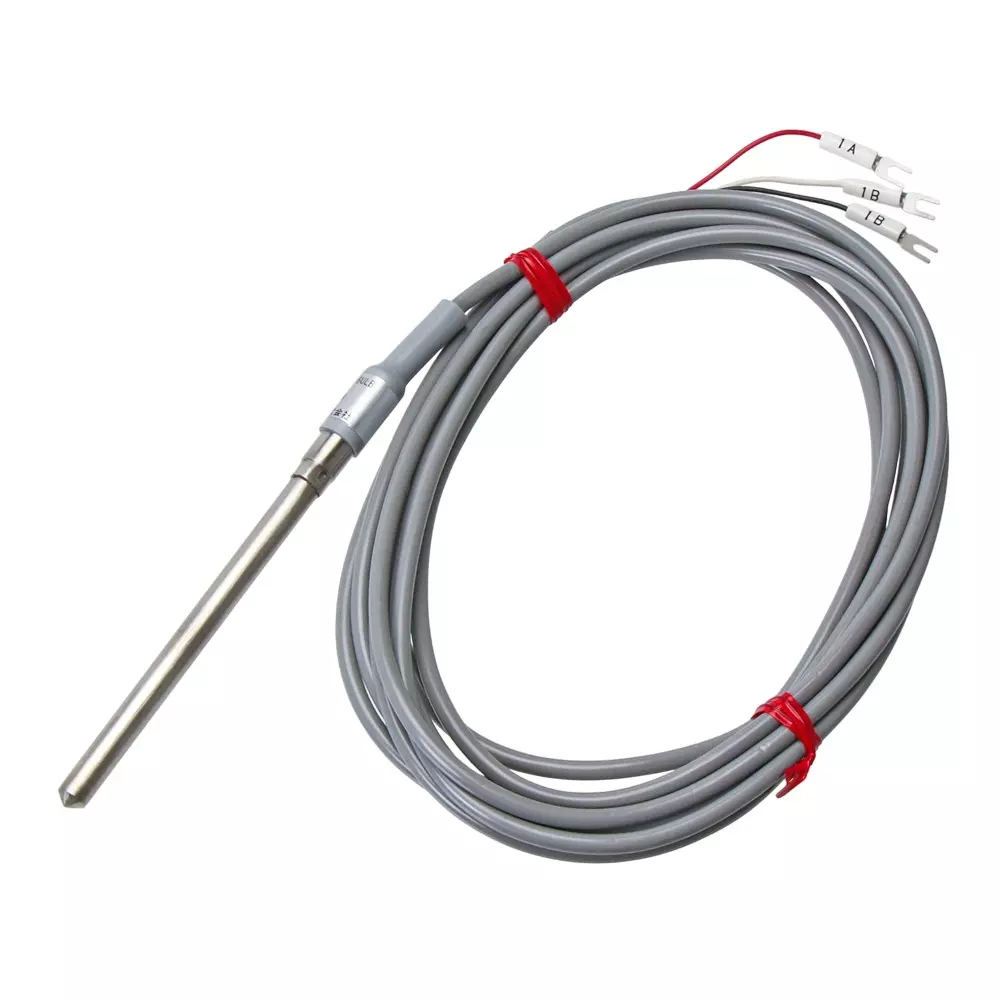 NIHON DENSOKU Temperature Sensor -200 to 500℃ Measurement Range Pt100Ω, RN1-8-10-4M