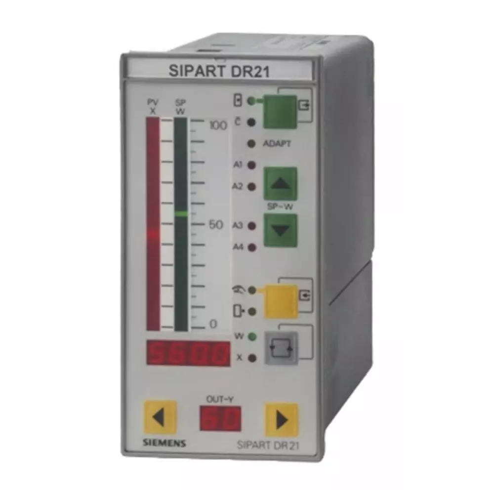 Siemens SIPART DR21 PID Temperature Controller, 72 x 144mm, 24 V AC/DC Supply Voltage, 6DR2100-4