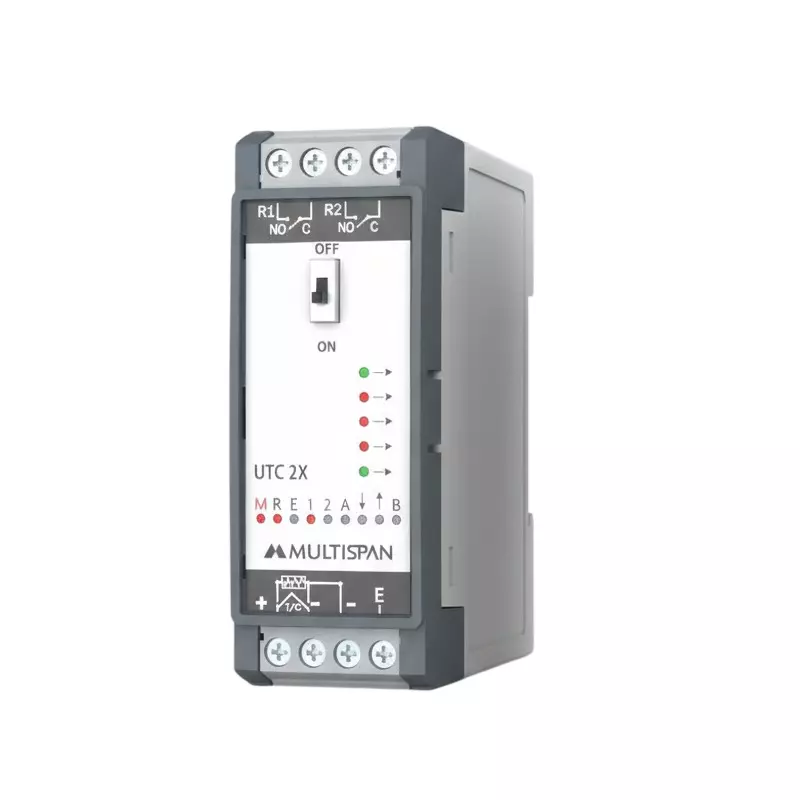 MULTISPAN Temperature Controller Universal Input (J/K/RTD) 24 V DC Supply Voltage, TC-2X(Slave module)
