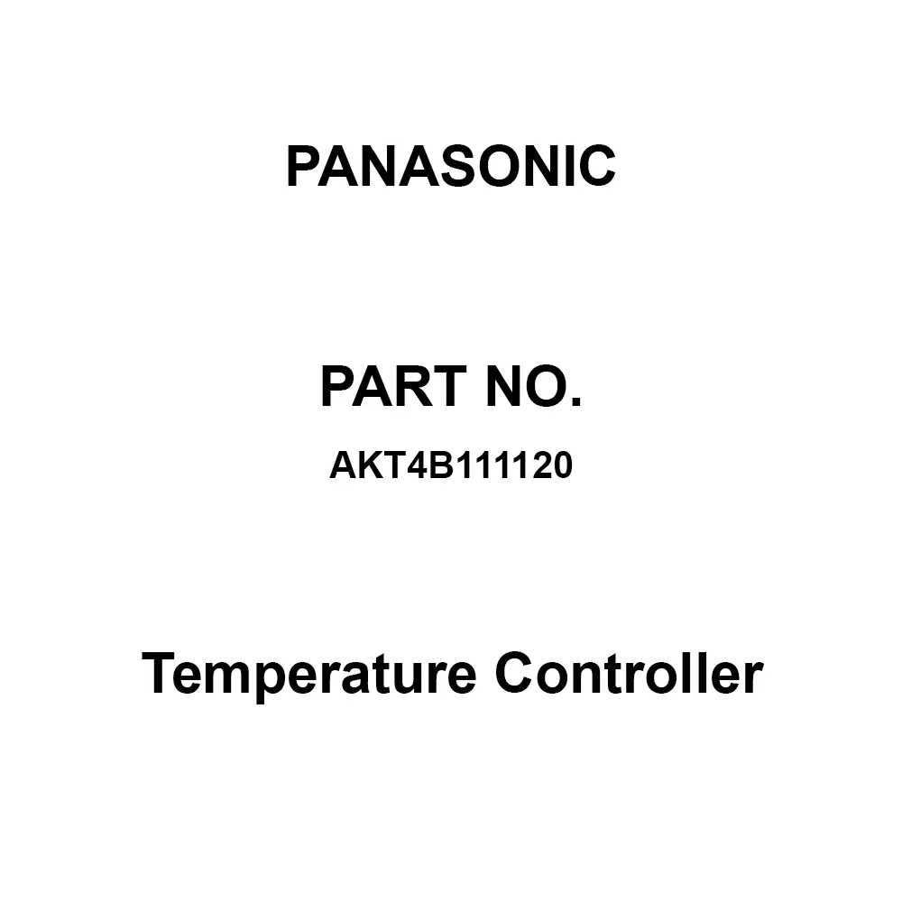 Panasonic Temperature Controller AC 100-240 V Power Supply Voltage, AKT4B111120