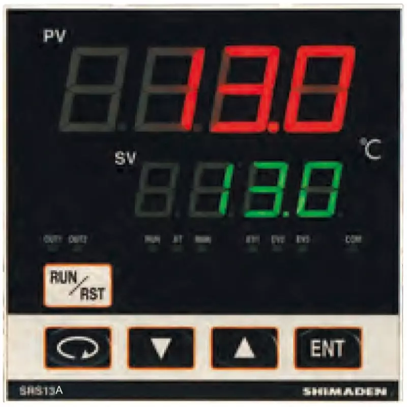 SHIMADEN Digital Controller ±0.25% FS+1 Digit 100 to 240 V AC 14 VA or less Power, SRS13A-8YN-90-N100000