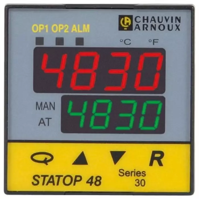 Pyro Controle STATOP 48 PID Temperature Controller, 1 Output, 90 - 260 V AC Supply Voltage, LR04830-006