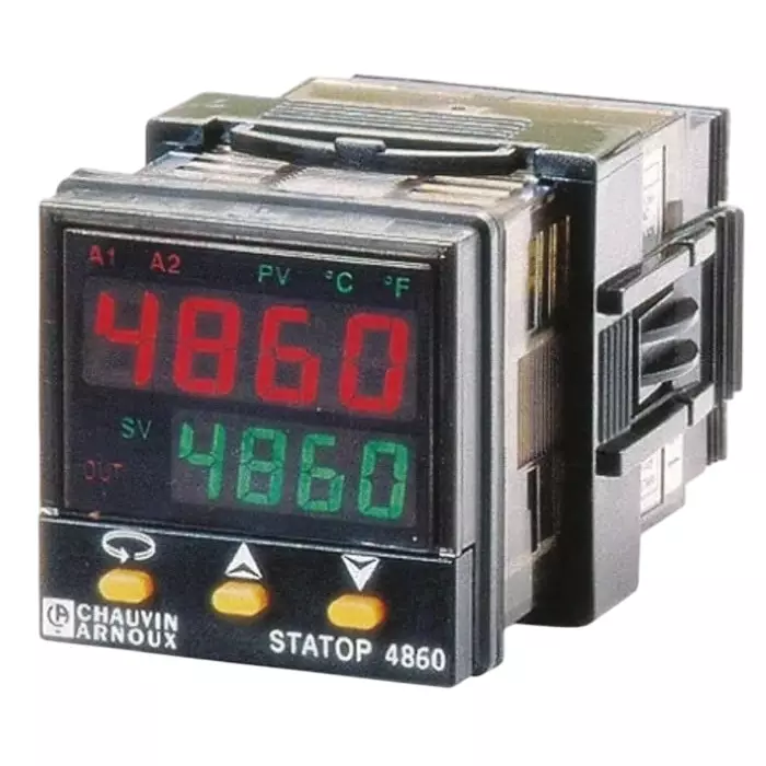 Pyro Controle STATOP 4860 PID Temperature Controller, 1 Output, 90 - 260 V AC Supply Voltage, LR04860-002