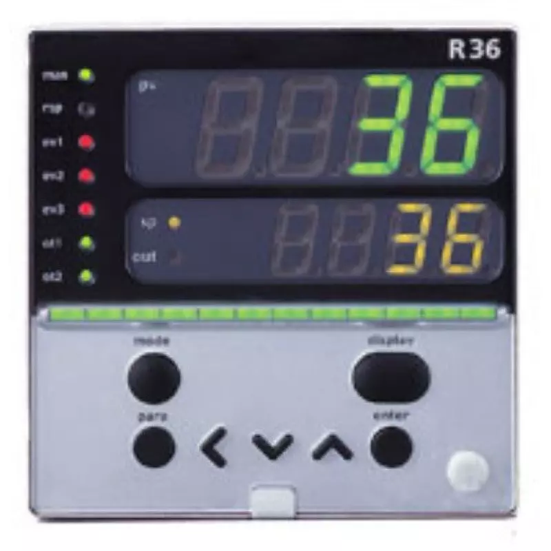 Azbil Digital Indicating Controller (Rating) AC100-240 V (50/60 Hz) Maximum 12 VA, R36TR1UA22D0