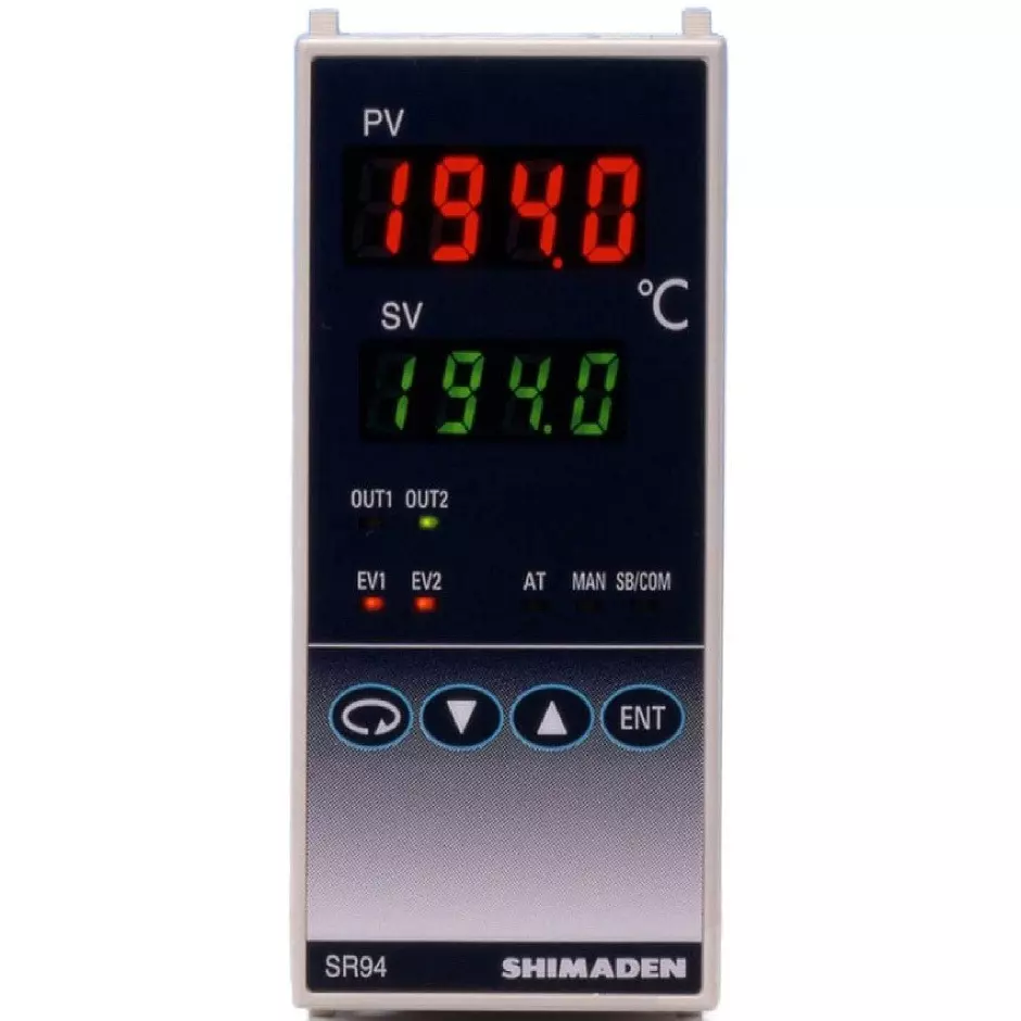 SHIMADEN Digital Controller ±0.3%FS+1digit  AC 100 to 240 V Power Supply, SR94-8I-N-90-1000