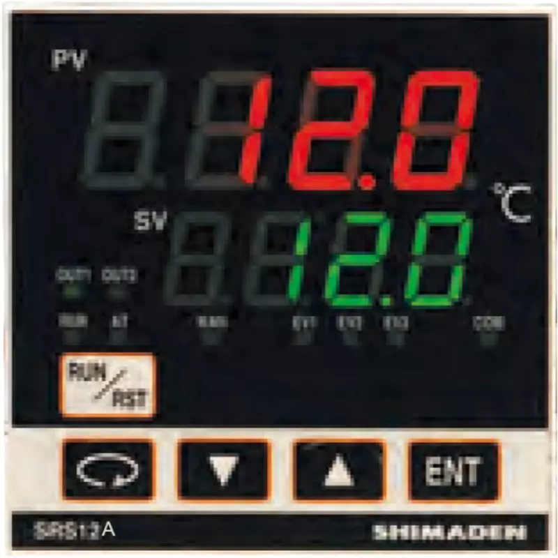 SHIMADEN Digital Controller ±0.25% FS+1 Digit 100 to 240 V AC 14 VA or less Power, SRS12A-8PN-90-N100000