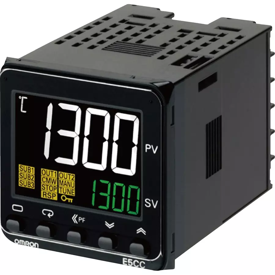 Omron Screw Terminal Block Digital Temperature Controller DIN48×48, E5CC-CQ3ASM-006
