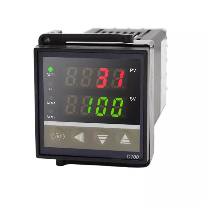 Sibass Electric Temperature Controller with CE Mark Size 48x48 mm, SE-48*48 C100 (Pack of 100)