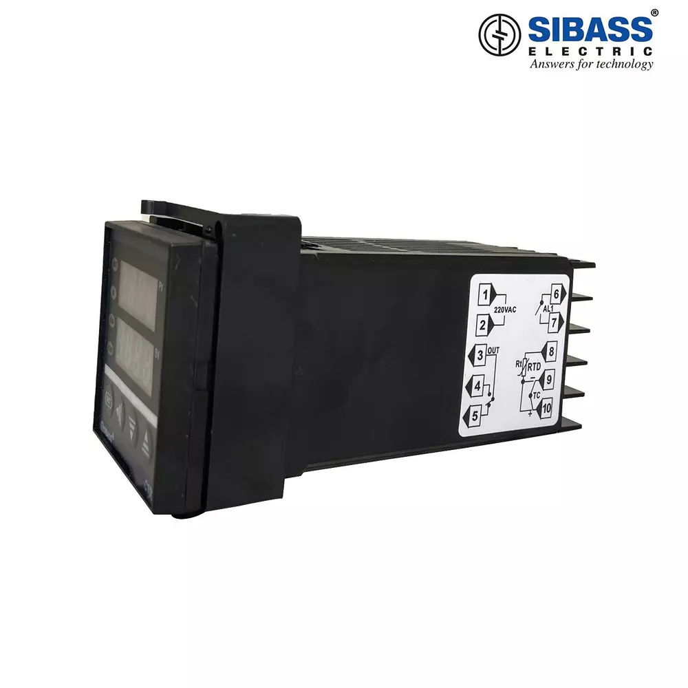 Sibass Electric Temperature Controller with CE Mark Size 48x48 mm, SE-48*48 C100 (Pack of 100)