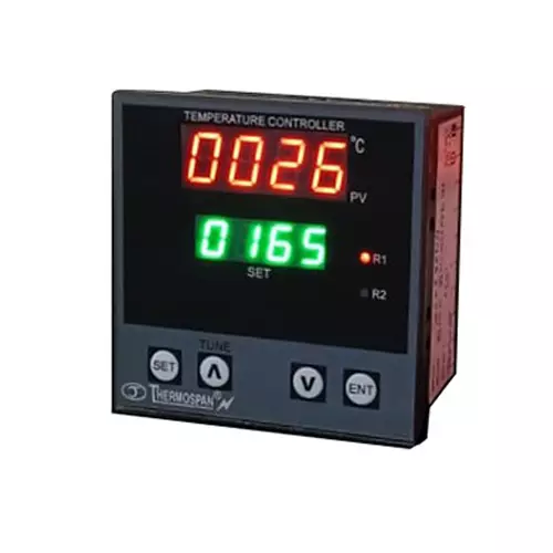 THERMOSPAN Selectable PID Temperature Controller 48x96 mm 2 Relay, PID-322-P-A3-UV