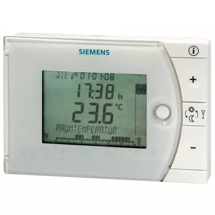 Siemens REV24 Wall Mount PID Temperature Controller, 90 x 134.5 x 30mm 1 Input, 1 Output Relay, 3 V DC Supply Voltage, REV24 / BPZ:REV24