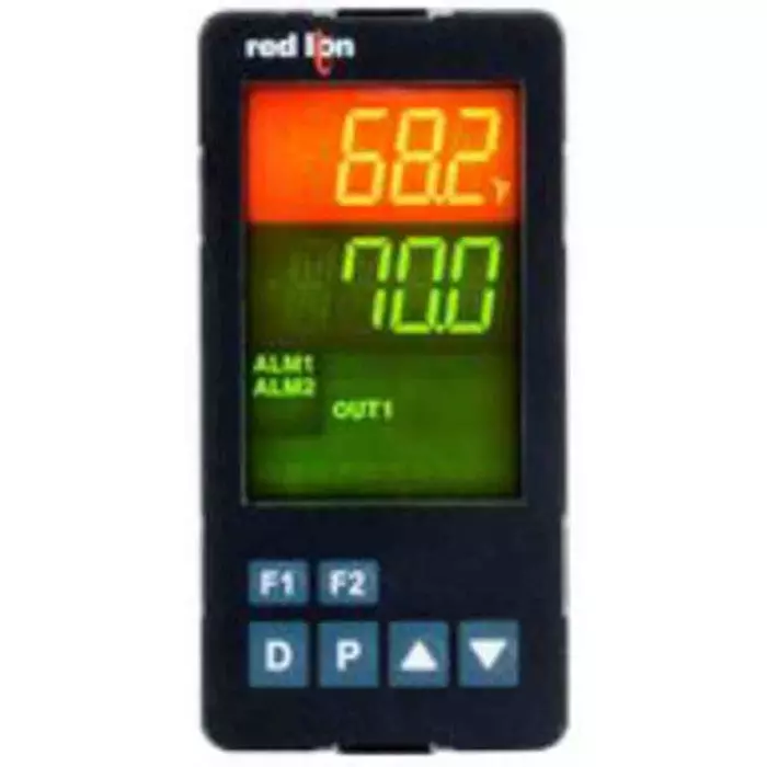 Red Lion PXU Panel Mount PID Temperature Controller, 48 x 95.8 mm 2 Input, 1 Output Relay, 24 V dc Supply Voltage PID, PXU11AC0