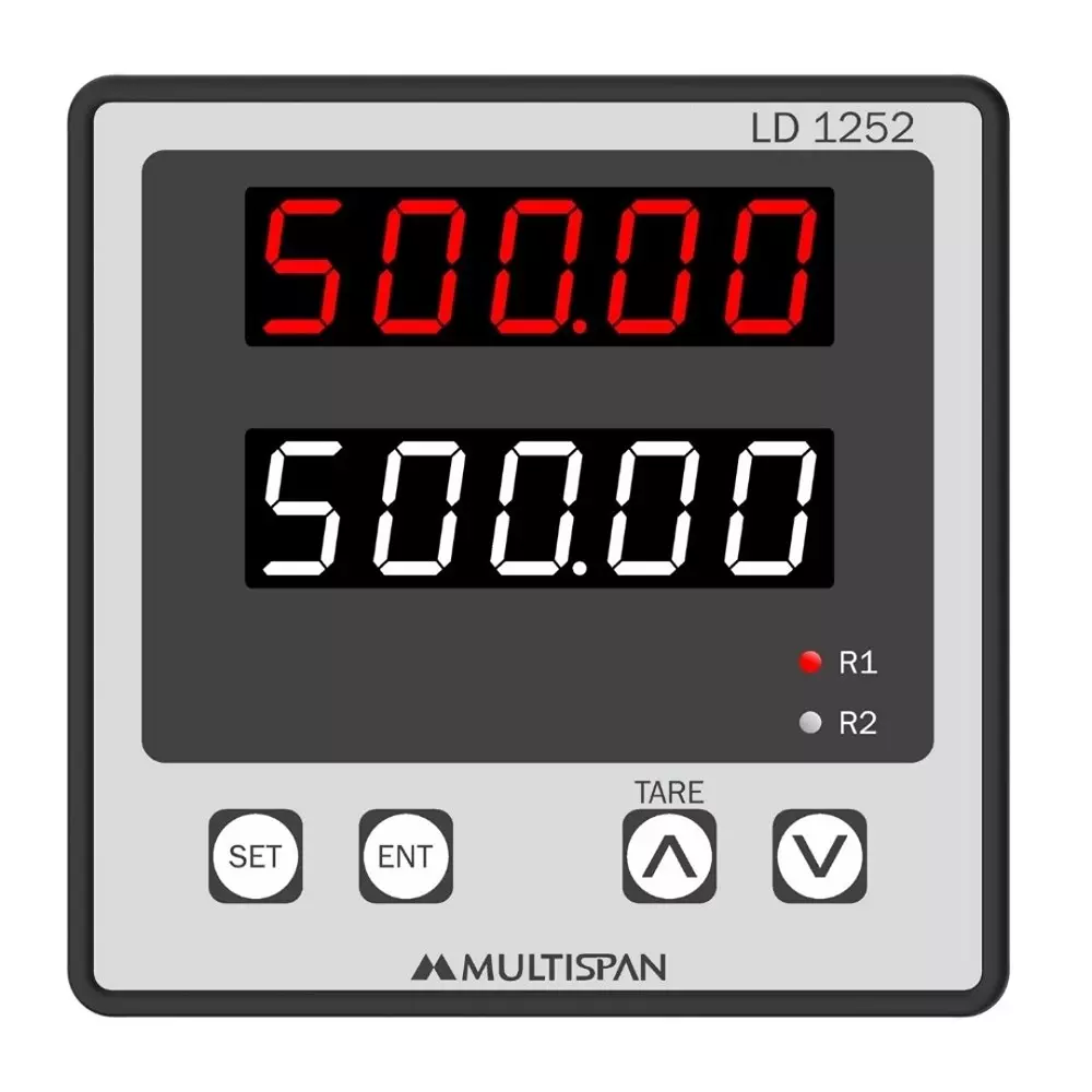 MULTISPAN Load Cell Controller 2 mV/V Input 1 Relay Output 10 V DC Excitation Voltage, LD-1252
