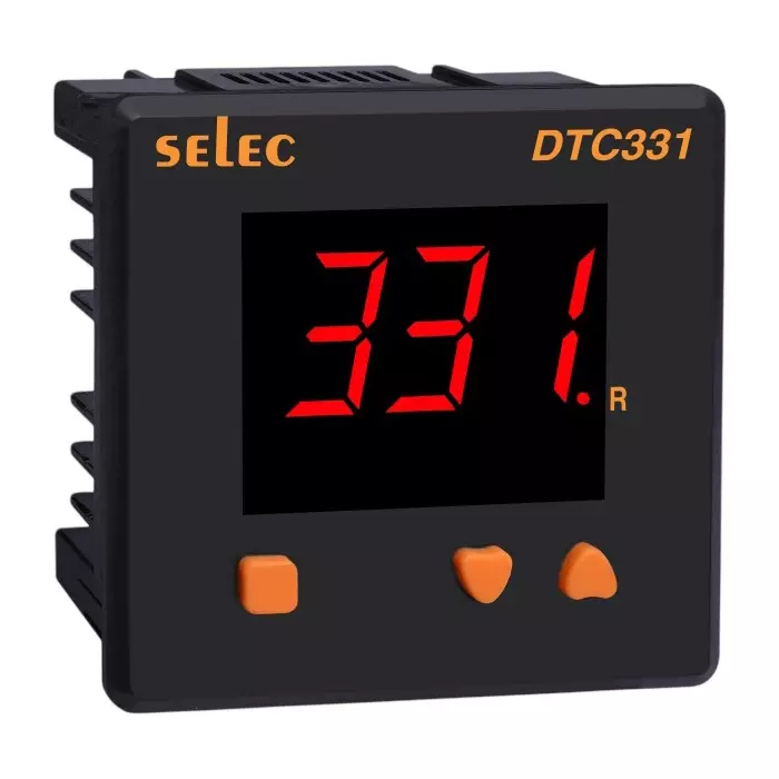 SELEC Economical Temperature Controller with Relay/SSR Output, 96 x 96 mm Size and 90 to 270 V AC/DC, DTC331-RTD