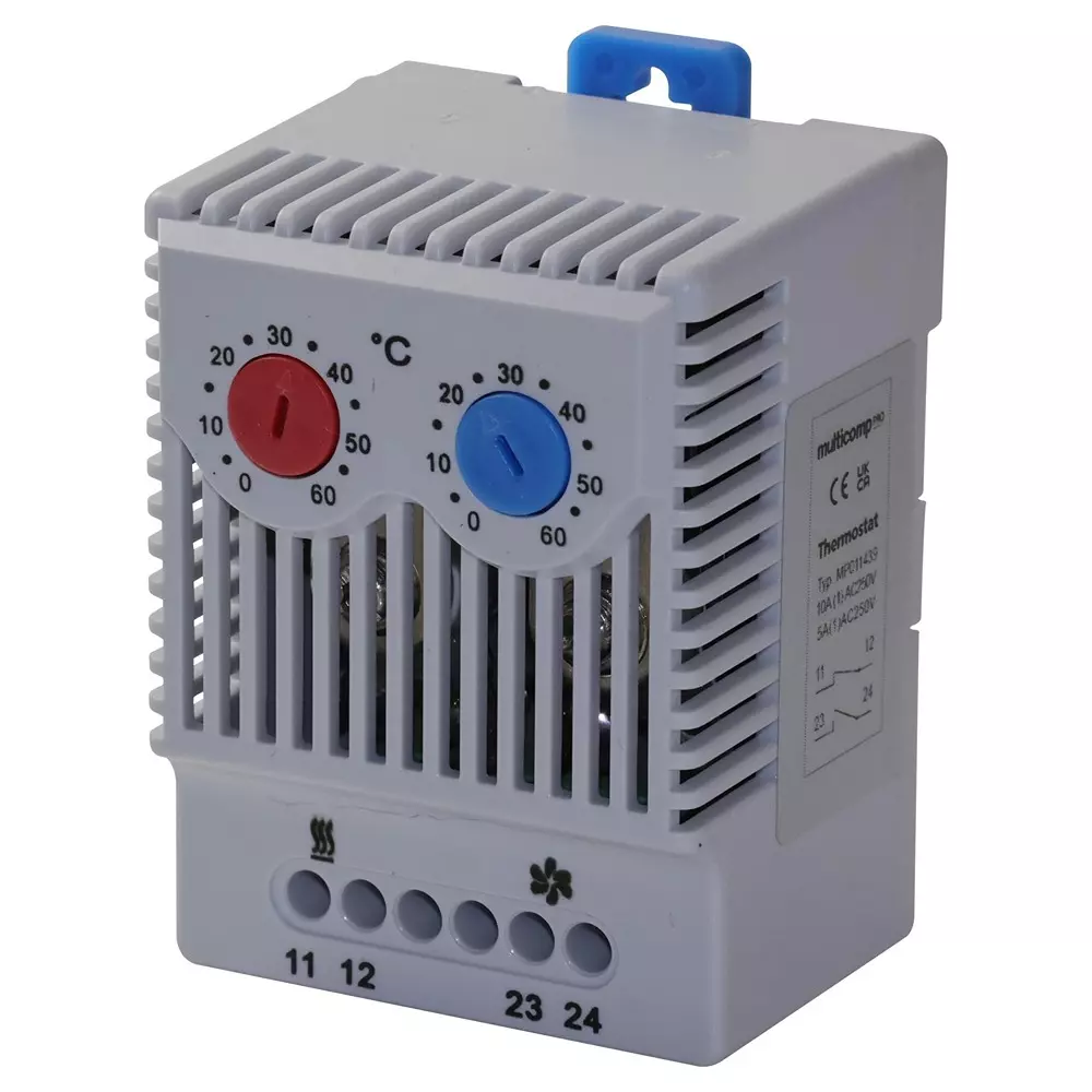 MULTICOMP PRO Thermostat 250 V AC Operating Voltage, MP011439