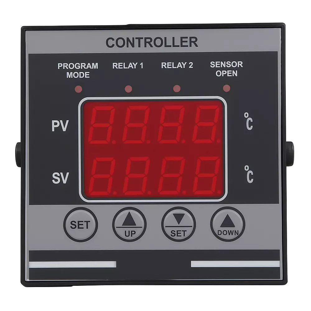 Micron Digital Temperature Controller with Cum Timer 96x96x110 mm Pt-100 (DIN) / J, K, Thermocouple for Industrial Use, DTT-96