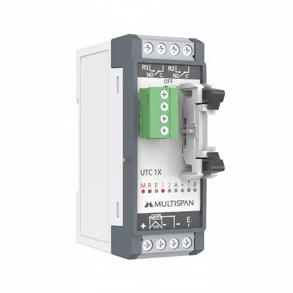 MULTISPAN Temperature Controller Universal Input (J/K/RTD) 24 V DC Supply Voltage, TC-1X(Master Module)